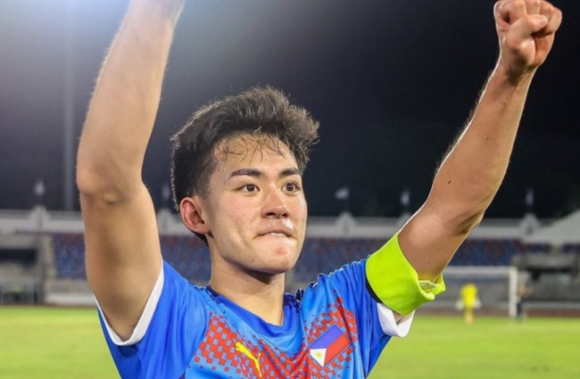 Ngôi sao Sandro Reyes của U22 Philippines.