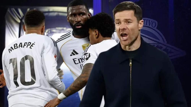 Xabi Alonso vui mừng với chiến thắng của Real Madrid.