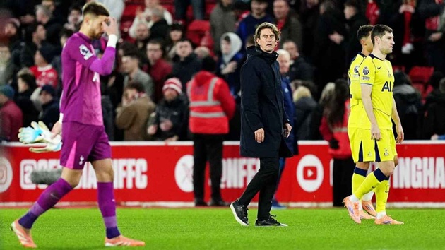 Ảnh bài viết Frank hy vọng có thêm thời gian để thay đổi Tottenham