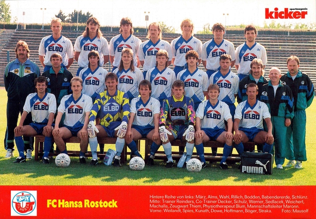 Hansa Rostock và Dynamo Dresden từng đá tại Bundesliga trước khi phải lận đận ở các giải hạng dưới.