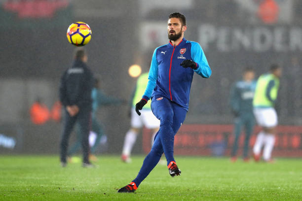 Olivier Giroud từng ghi dấu ấn ở Arsenal.