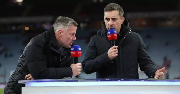 Ảnh bài viết Gary Neville, Jamie Carragher đánh giá Man Utd sau trận hòa 4-4 với Bournemouth