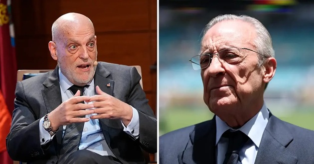 Ảnh bài viết Tebas đáp trả Florentino Perez: "Đừng để người khác dựng kịch bản thay ông"
