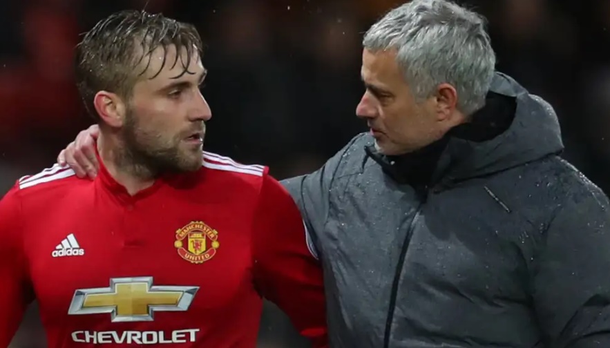 Mourinho v&agrave; Shaw từng c&oacute; những m&acirc;u thuẫn khi Người đặc biệt tiếp quản Man Utd.