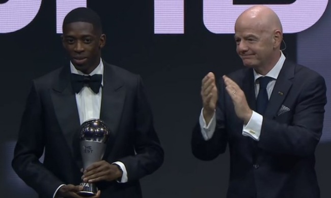 Dembele giành FIFA The Best 2025.