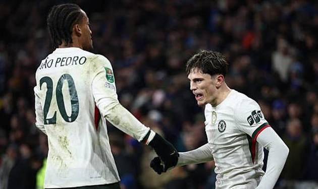 Alejandro Garnacho tỏa sáng ở trận đấu với Cardiff City.