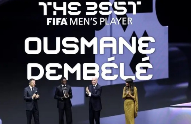 Ảnh bài viết FIFA The Best 2025: Dembele áp đảo; Salah gây bất ngờ