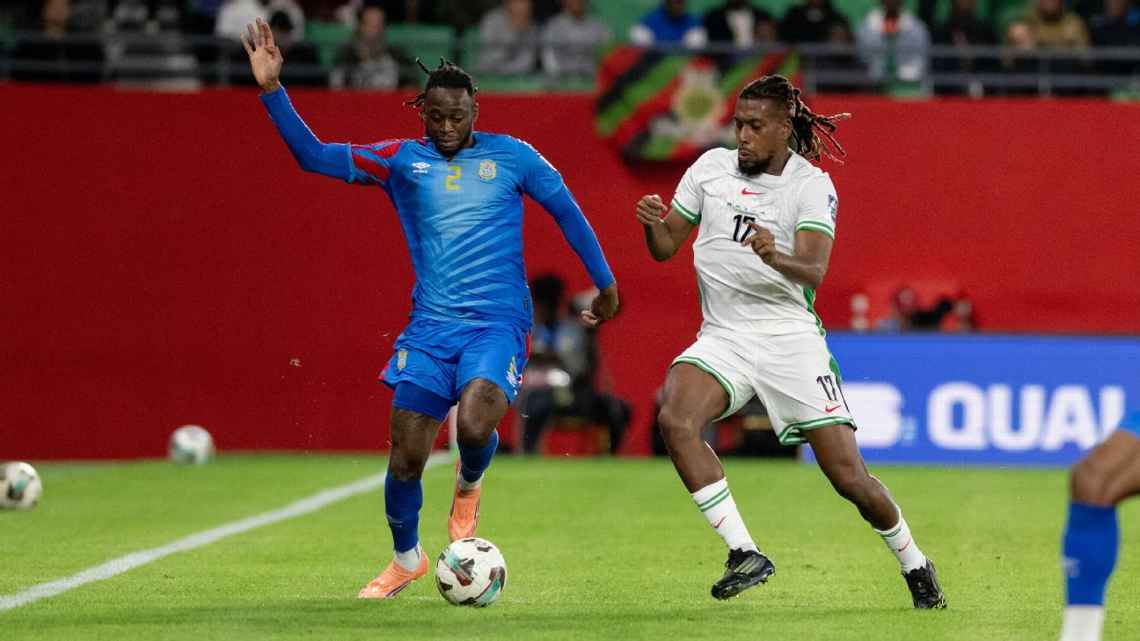 Ảnh bài viết Nigeria khiếu nại FIFA về tư cách cầu thủ của CHDC Congo