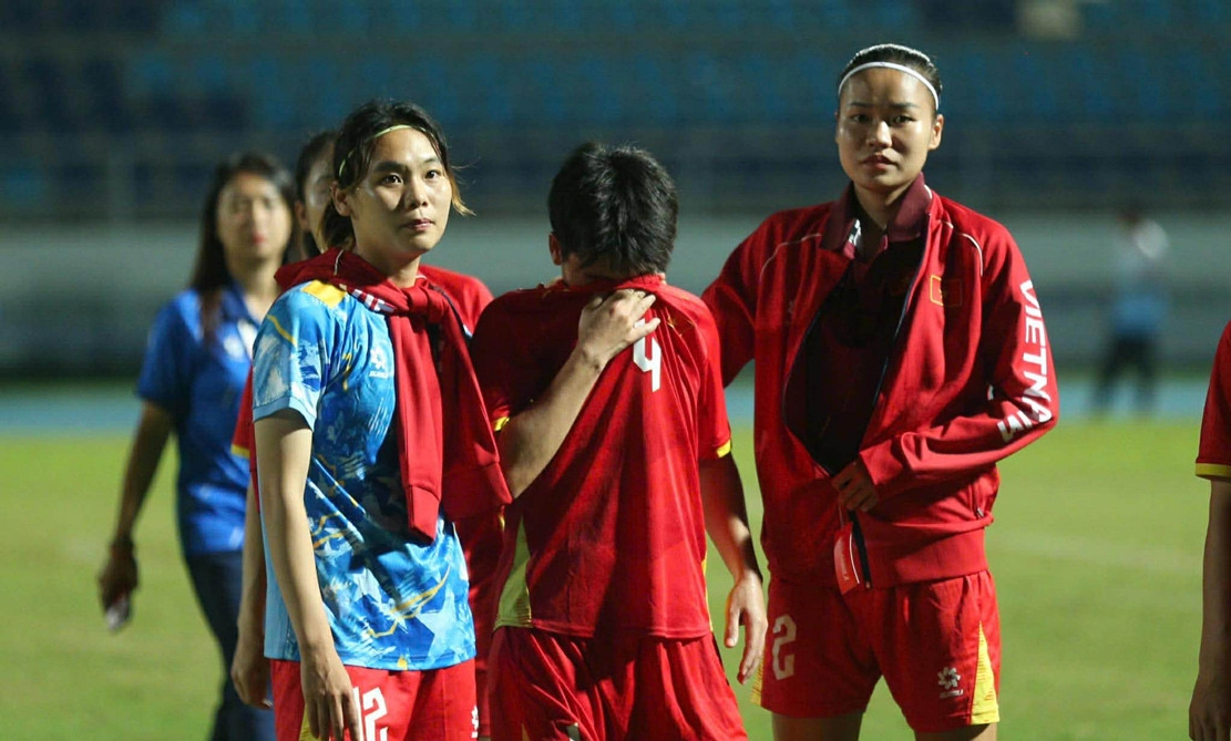 Việt Nam thua tức tưởi ở chung kết m&ocirc;n b&oacute;ng đ&aacute; nữ SEA Games 33. Ảnh: SN - Vietnamnet.