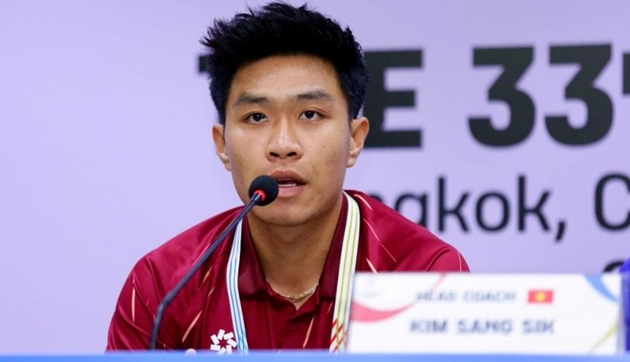 Hậu vệ L&yacute; Đức tự tin hướng đến chung kết SEA Games 33.