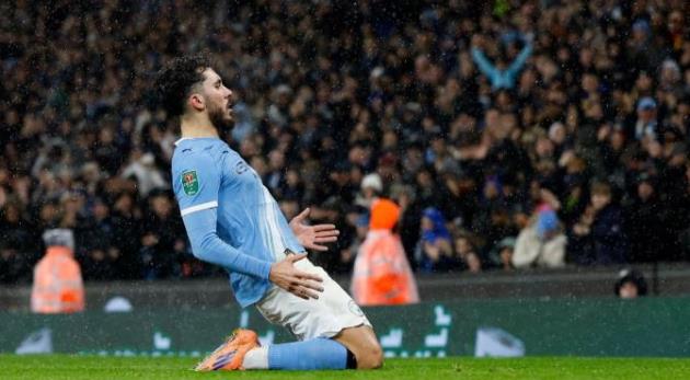 Ảnh bài viết Man City vào bán kết EFL Cup, Rayan Cherki bùng nổ tại Etihad