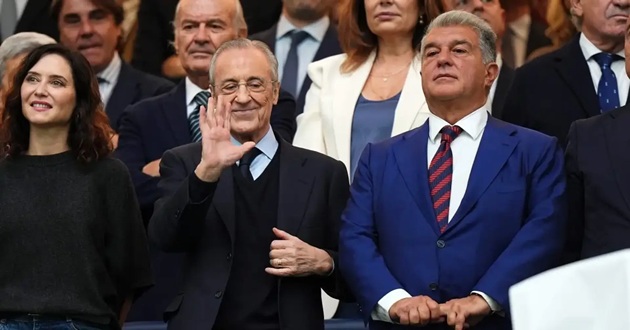 Laporta đã phản pháo Perez.