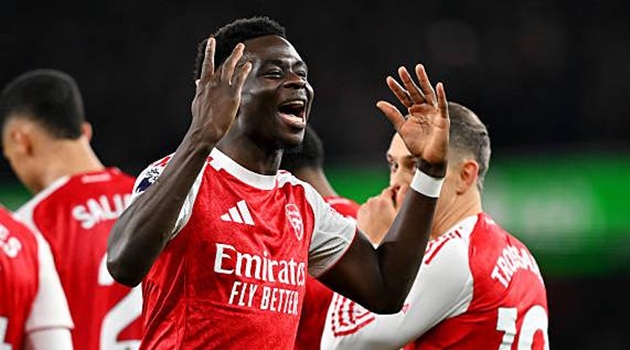 Saka sắp gia hạn hợp đồng với Arsenal.