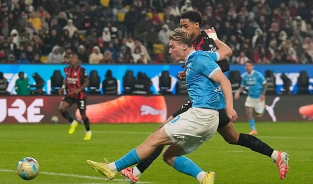 Ảnh bài viết Siêu cúp Ý: Hojlund tỏa sáng đưa Napoli hạ AC Milan 2-0