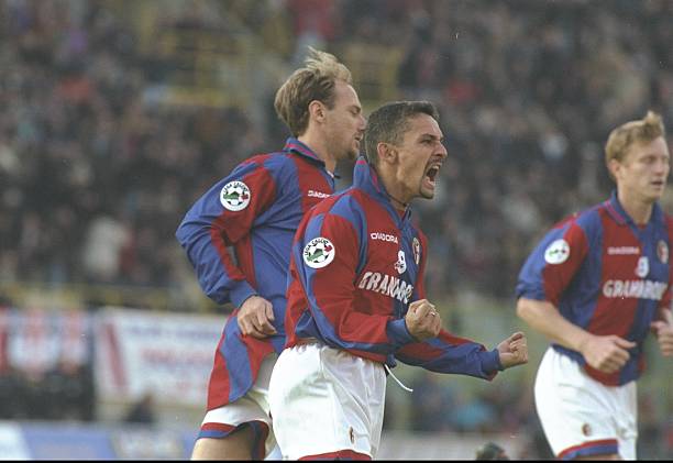 Huyền thoại bóng đá Ý, Roberto Baggio từng có giai đoạn khoác áo Bologna.