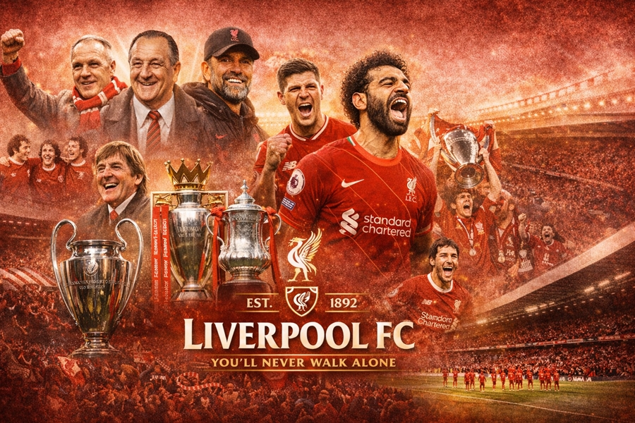 Ảnh bài viết Lịch sử Câu lạc bộ Liverpool – Từ kẻ lót đường đến biểu tượng bóng đá Anh