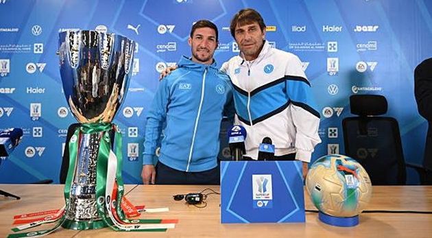 Thầy trò Antonio Conte được đánh giá cao hơn ở trận siêu cúp Ý.