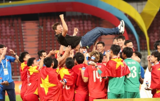 U22 Việt Nam v&ocirc; địch SEA Games 33.