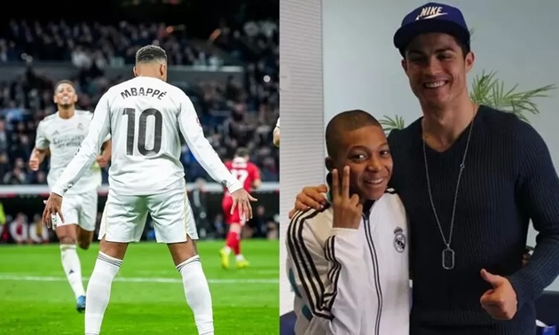 Mbappe đang đi tr&ecirc;n con đường của Ronaldo