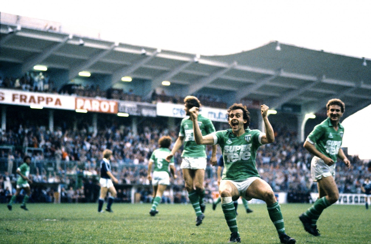 Saint-Etienne của Michel Platini từng quyến rũ giới hâm mộ túc cầu.