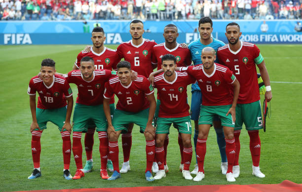 Năm 2018 đ&aacute;nh dấu tuyển Morocco lần đầu trở lại với World Cup sau 2 thập kỷ vắng b&oacute;ng.
