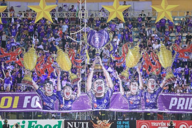 H&agrave; Nội FC l&agrave; một trong những CLB gi&agrave;u th&agrave;nh t&iacute;ch nhất b&oacute;ng đ&aacute; Việt Nam. Ảnh: VPF.&nbsp;