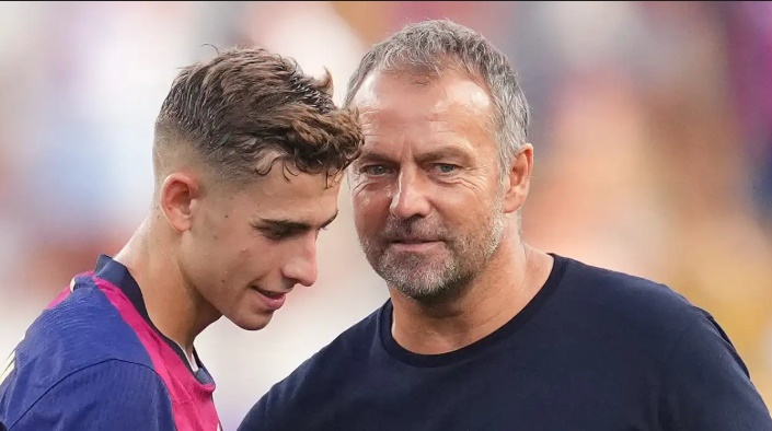 Fermin Lopez c&oacute; mối han hệ tốt với HLV Flick,