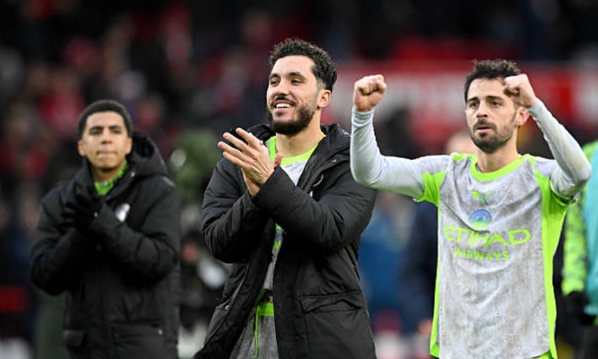 Ảnh bài viết Rayan Cherki khiêm tốn sau trận Forest, nói ghi bàn là nhiệm vụ của Haaland