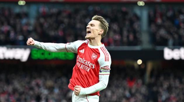 Ảnh bài viết Chấm điểm Arsenal: Odegaard thăng hoa; Rice chứng tỏ đẳng cấp
