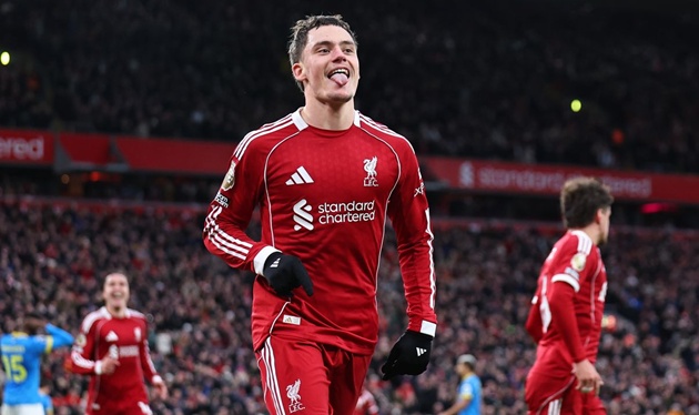 Ảnh bài viết Wirtz ghi bàn cho Liverpool, dấu ấn ngày càng rõ nét