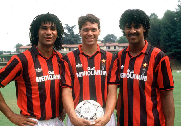 Rijkaard, Van Basten và Gullit là một phần trong lịch sử vĩ đại của nửa đỏ thành Milan.