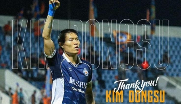 Đ&agrave; Nẵng n&oacute;i lời chia tay với hậu vệ Kim Dong-su.