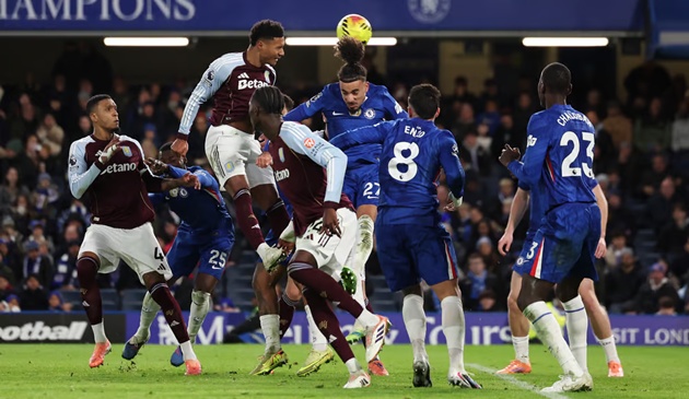 Aston Villa cho thấy sự hiệu quả tốt hơn Chelsea