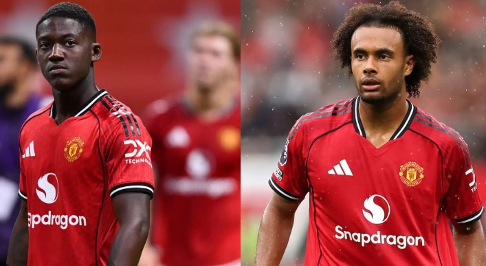 Everton muốn mượn Zirkzee v&agrave; Mainoo.