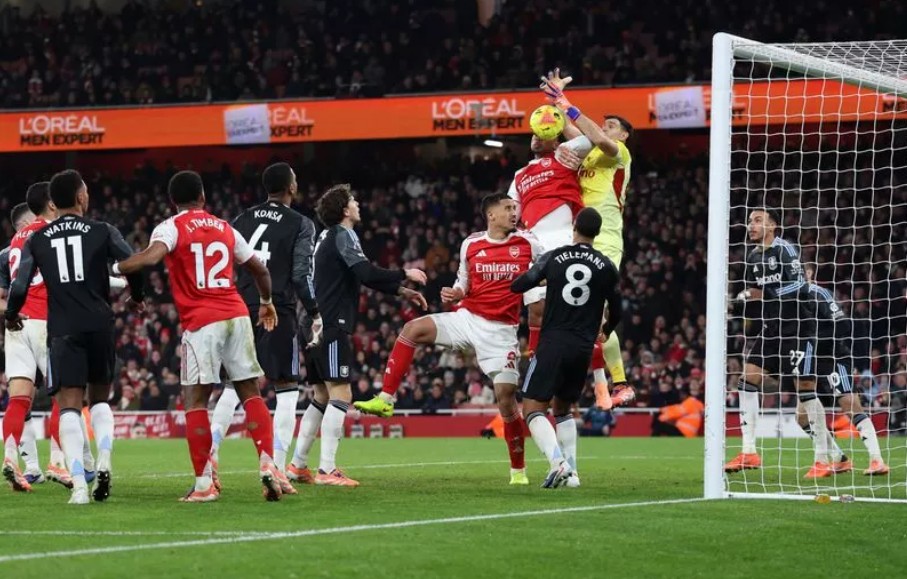 Ảnh bài viết Aston Villa bất bình với bàn mở tỷ số của Arsenal