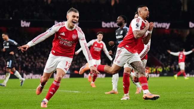 Ảnh bài viết 5 điểm nhấn Arsenal 4-1 Aston Villa: Jesus sẵn sàng đá số 9; Thông điệp đanh thép của Pháo thủ
