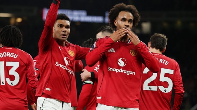 Zirkzee l&agrave; người ghi b&agrave;n duy nhất, nhưng cũng mắc lỗi dẫn đến b&agrave;n thua của MU.