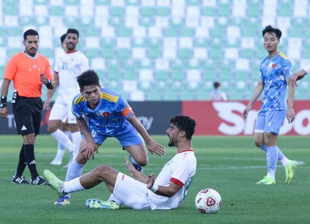 Trận đấu giữa U23 Việt Nam v&agrave; U23 Syria tạo n&ecirc;n m&agrave;n tranh luận giữa c&aacute;c CĐV Đ&ocirc;ng Nam &Aacute;. Ảnh: VFF