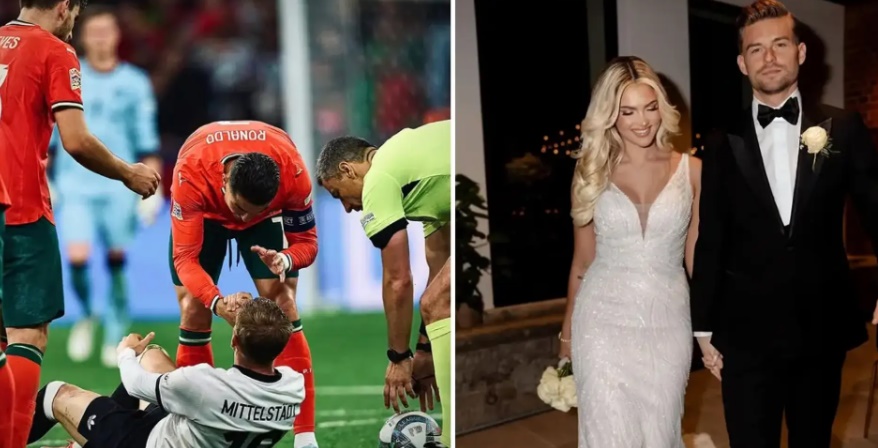 Ảnh bài viết Mittelstadt gây cười khi xếp Ronaldo trên cả vợ mới cưới