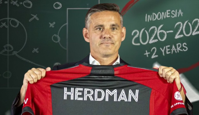 John Herdman gần như chắc chắn sẽ trở th&agrave;nh t&acirc;n HLV trưởng đội tuyển Indonesia từ năm 2026.