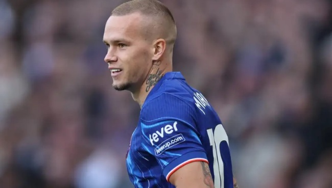 Mykhailo Mudryk trong màu áo Chelsea.