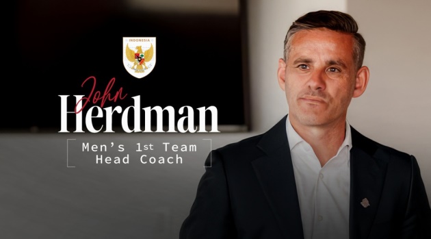 John Herdman chính thức được bổ nhiệm là HLV trưởng Indonesia.