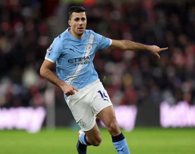 Real Madrid chưa từ bỏ hy vọng sở hữu Rodri.