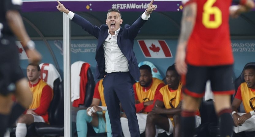 HLV John Herdman từng gi&uacute;p Canada dự VCK World Cup.