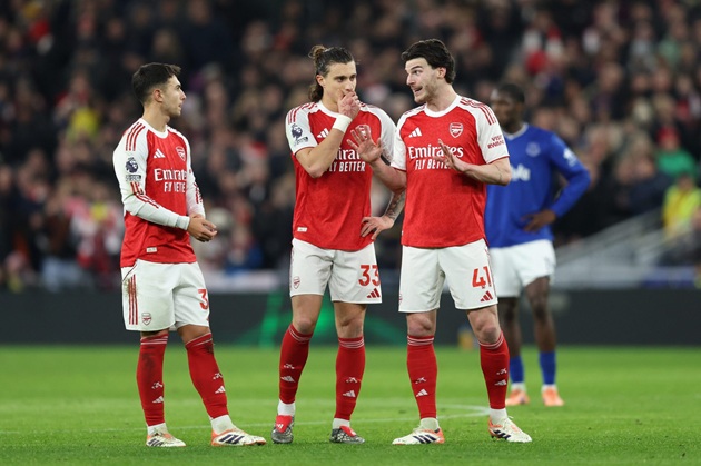 Ảnh bài viết Arsenal đón cú hích từ Declan Rice trước trận Bournemouth