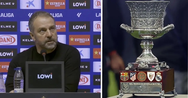 Ảnh bài viết Bỏ xa Real, Flick dồn sức săn Siêu cúp