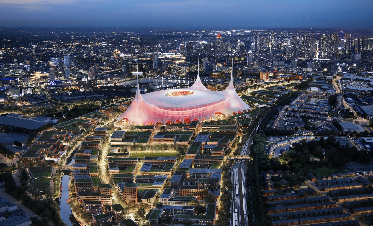 Ảnh bài viết Kỷ nguyên Sân vận động 3.0: Khi bóng đá kết hợp công nghệ viễn tưởng