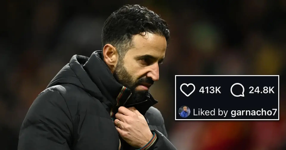 Alejandro Garnacho hả hê khi Manchester United sa thải Ruben Amorim.