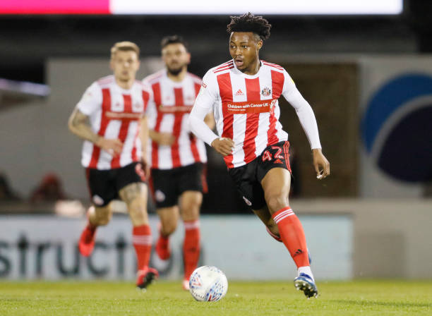 Antoine Semenyo từng c&oacute; khoảng thời gian thi đấu theo dạng cho mượn tại Sunderland.