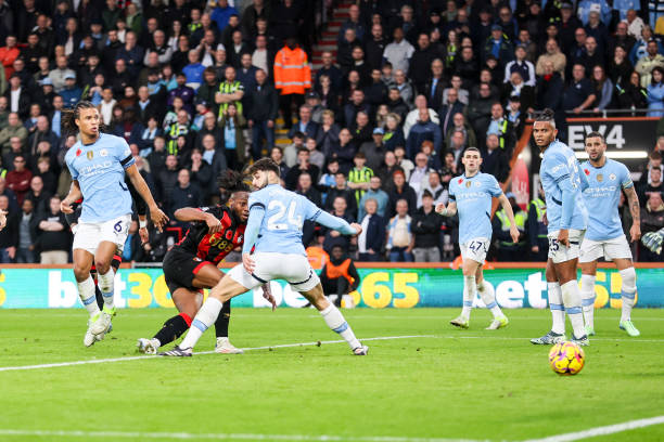 Antoine Semenyo từng s&uacute;t tung lưới Manchester City v&agrave;o th&aacute;ng 11/2024.